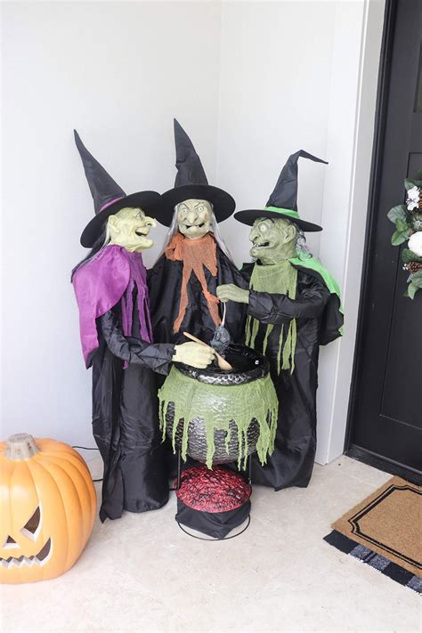 Create a spellbinding entryway with Home Depot's Halloween door decorations